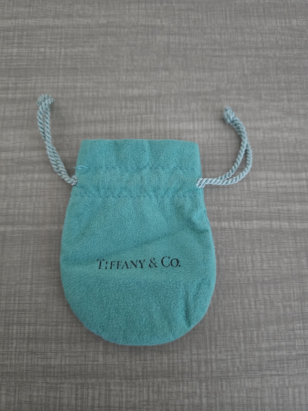 Tiffany & Co. Blue Velvet Drawstring Pouch